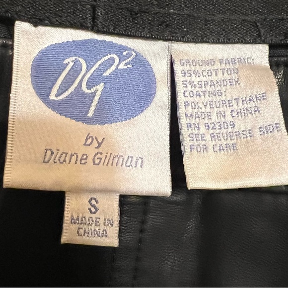 DG2 by Diane Gilman polyeurethane bottoms in black..Sz. Small..NWOT.. never worn - Picture 3 of 4
